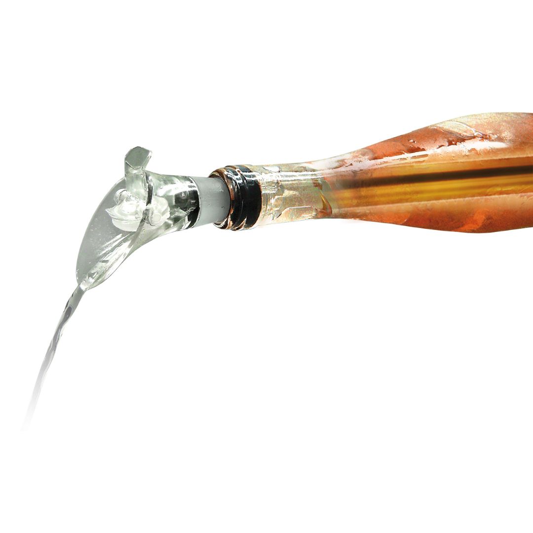 Stick metalic cu dop si picurator , pentru racirea lichidului din sticla, colectie Nerthus - Vin Bouquet - Image 2