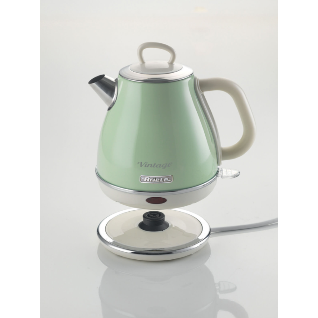 Fierbator din otel inoxidabil, verde, 1 l, Vintage - ARIETE - Image 1