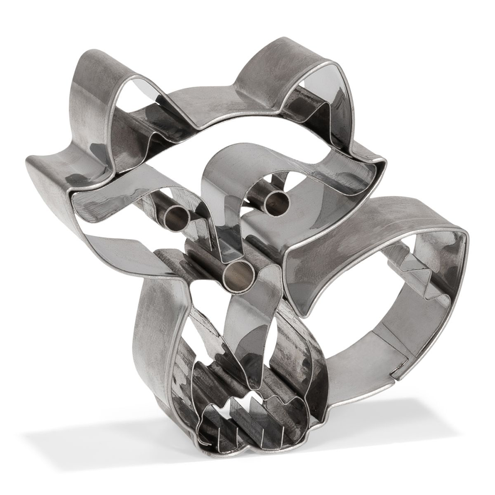 Forma pentru biscuiti model vulpe, 8 cm, inox - PATISSE