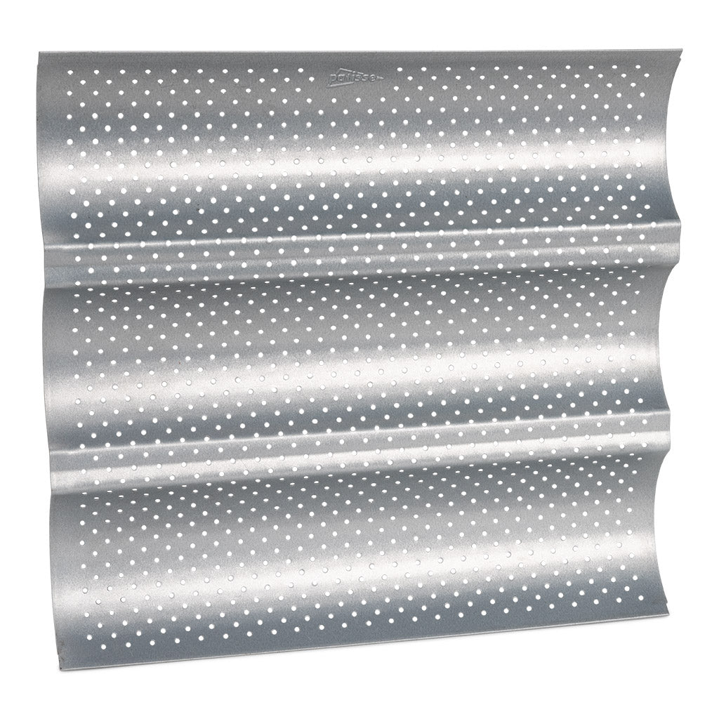 Tava pentru 3 mini baghete, 26 x 24 cm, otel, colectia SilverTop - PATISSE