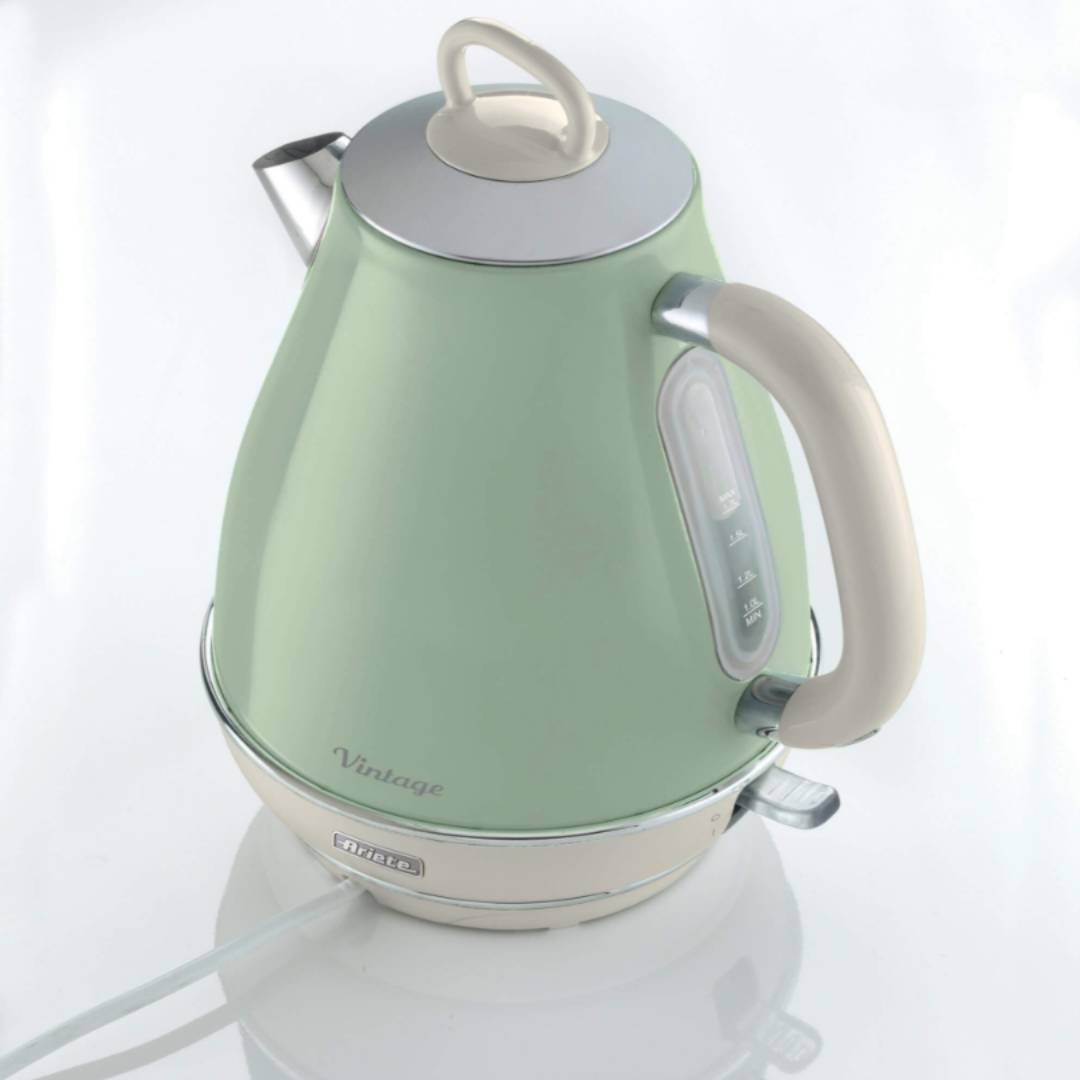 Fierbator din otel inoxidabil, verde, 1.7 l, Vintage - ARIETE - Image 1