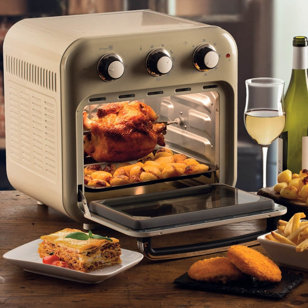 Friteuza cu aer cald, bej, 16 L, Air Fryer Oven, Vintage - ARIETE - Image 1