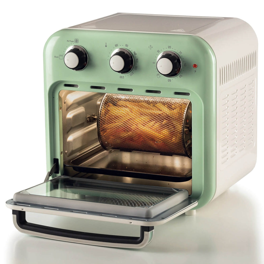 Friteuza cu aer cald, verde, 16 L, Air Fryer Oven, Vintage - ARIETE - Image 3