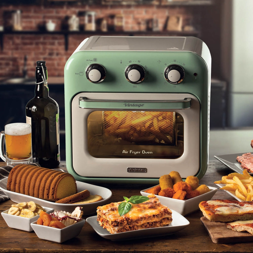 Friteuza cu aer cald, verde, 16 L, Air Fryer Oven, Vintage - ARIETE - Image 1