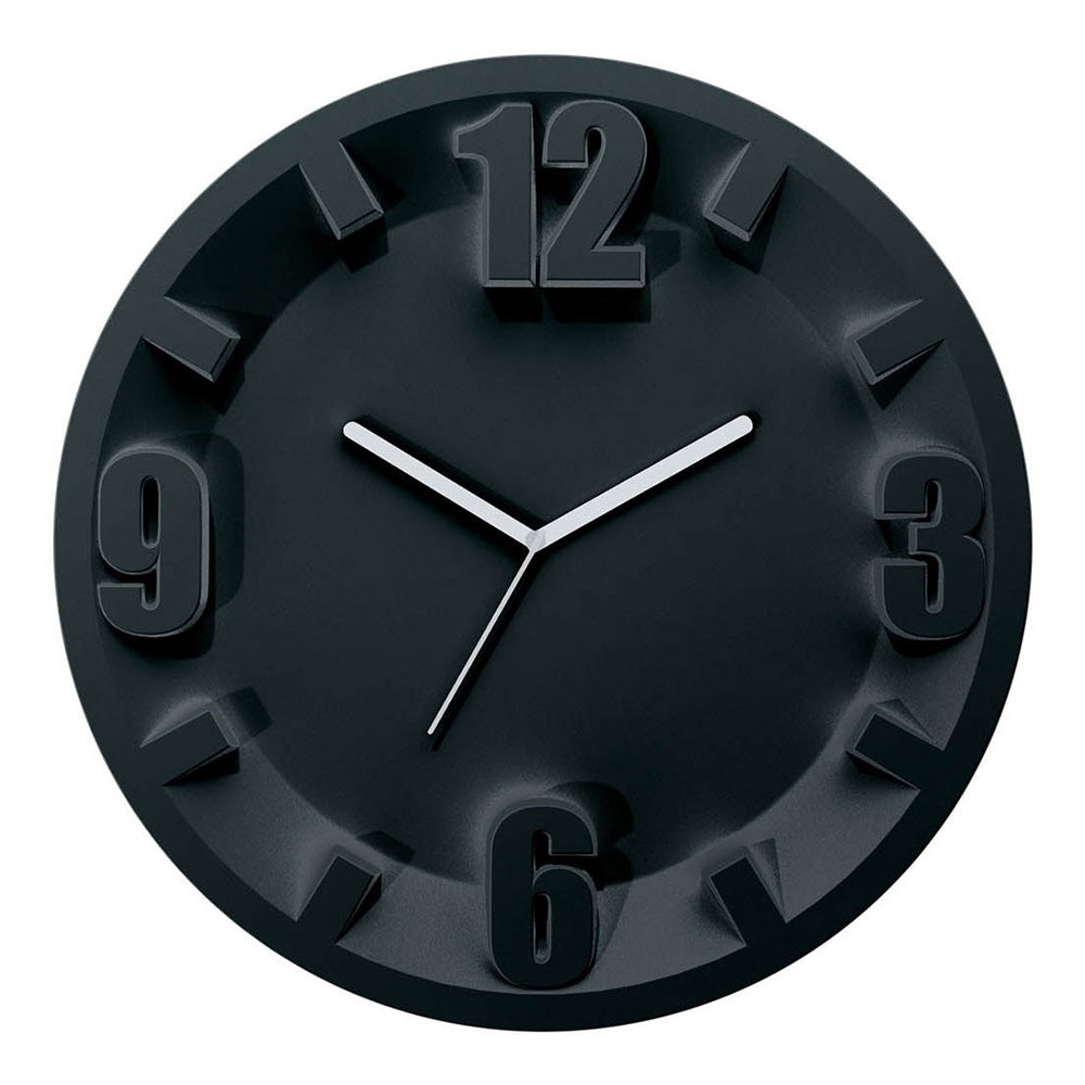 Ceas de perete, negru, 31.5 x 30 cm, quartz - GUZZINI