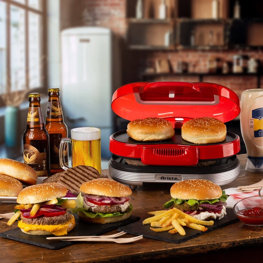Hamburger maker, rosu, Party Time - ARIETE - Image 1