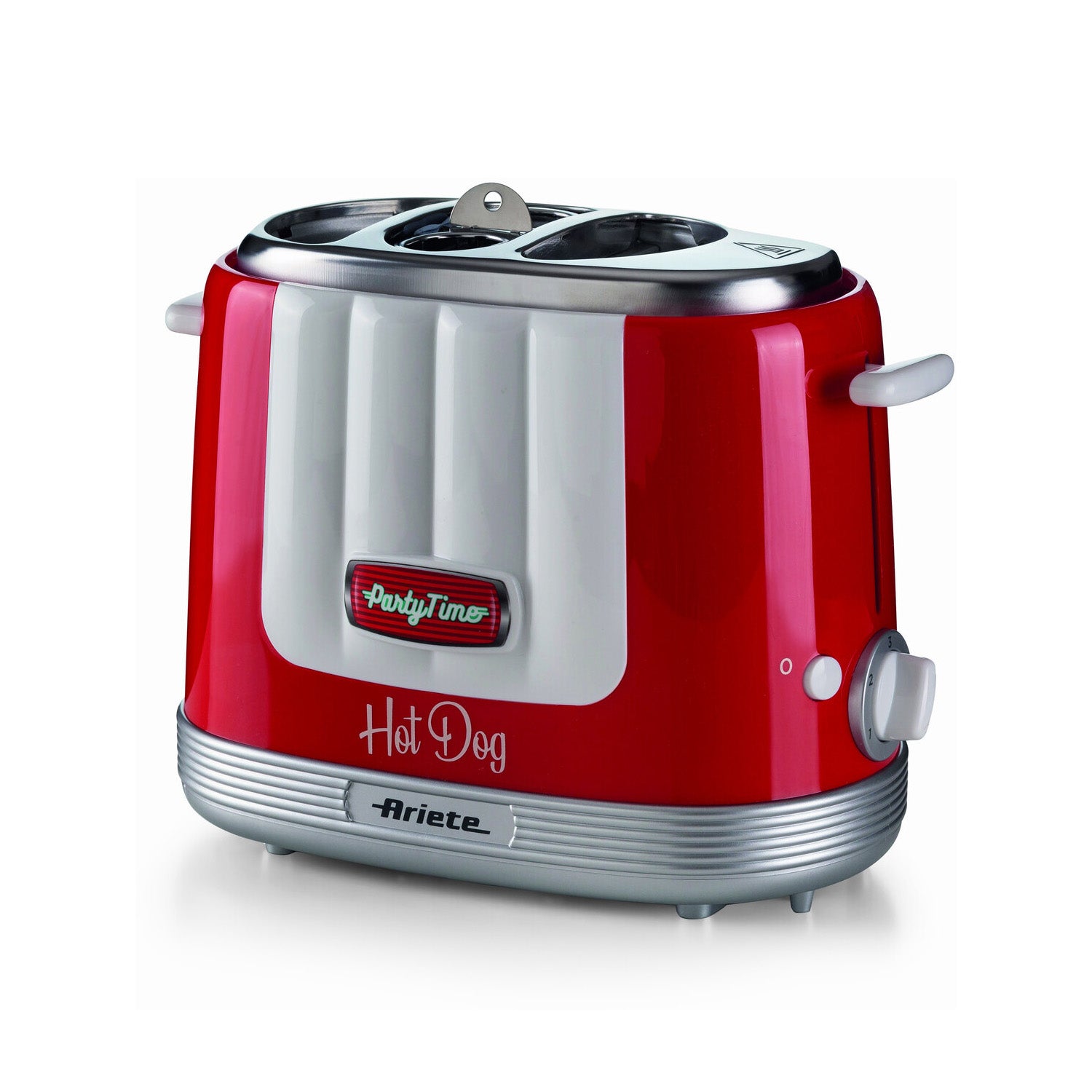 Hotdog maker, rosu, Party Time - ARIETE