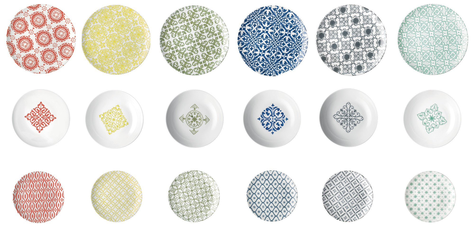 Farfurie pentru desert, 19,7 cm, portelan, gri, colectia Le Maioliche - GUZZINI - Image 1