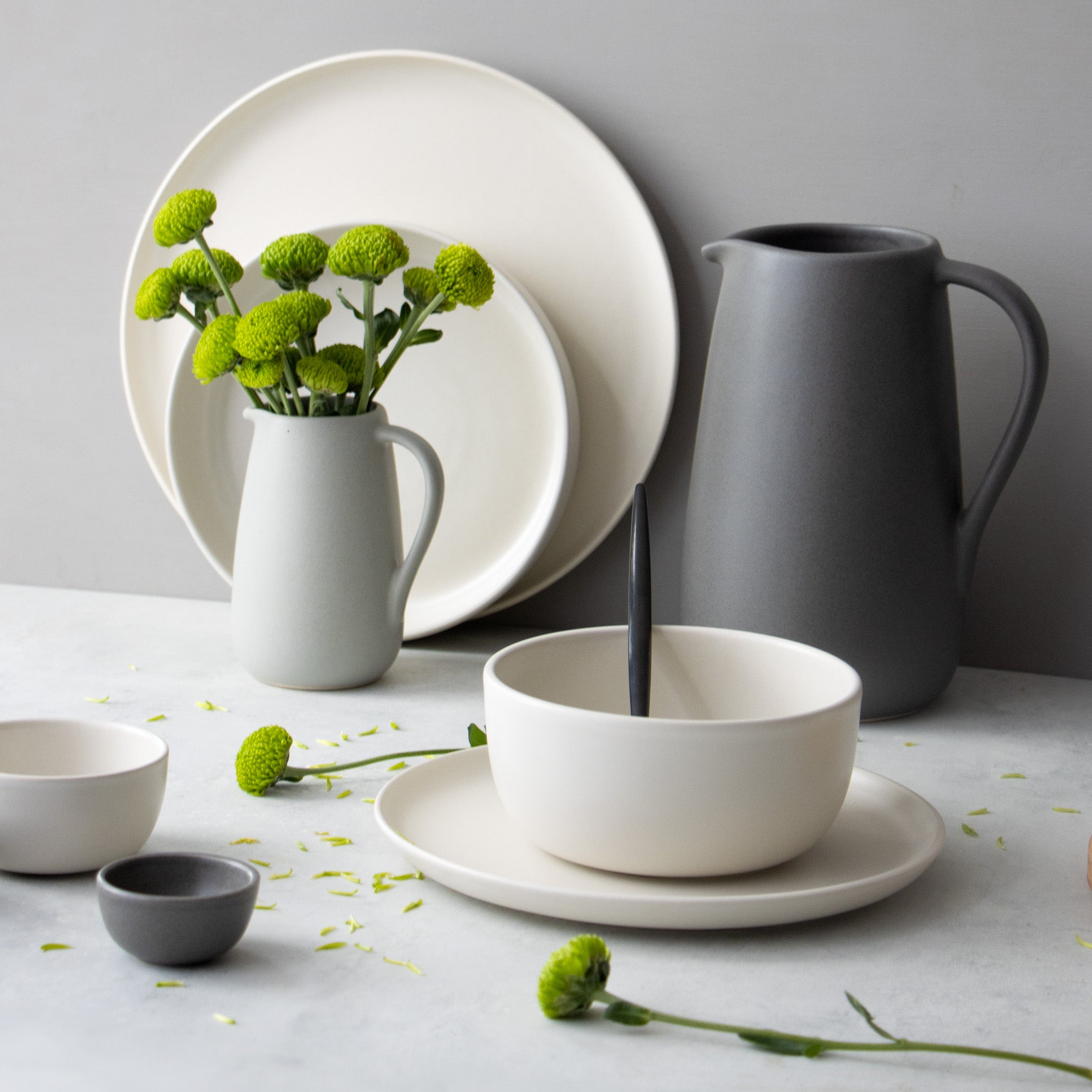 Bol ceramic, 9 cm, Mira White - VILLACER - Image 1