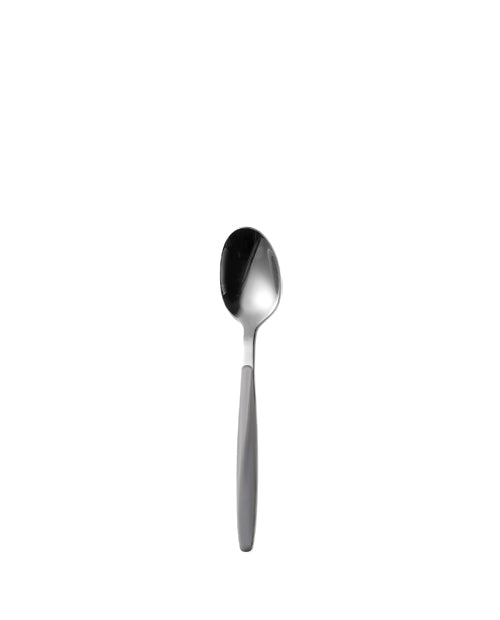 Lingurita din otel inoxidabil si acril, 15 cm, gri, colectia My Fusion - GUZZINI