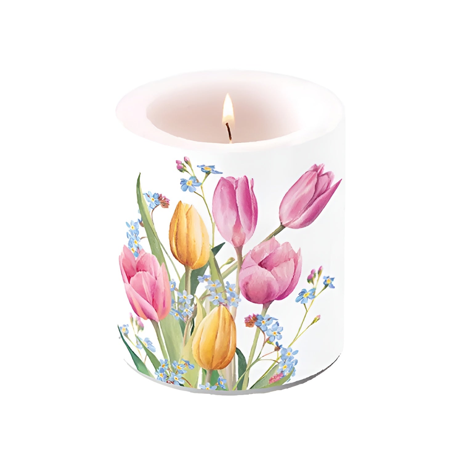 Lumanare decorativa, 9 cm, Tulips Bouquet - AMBIENTE