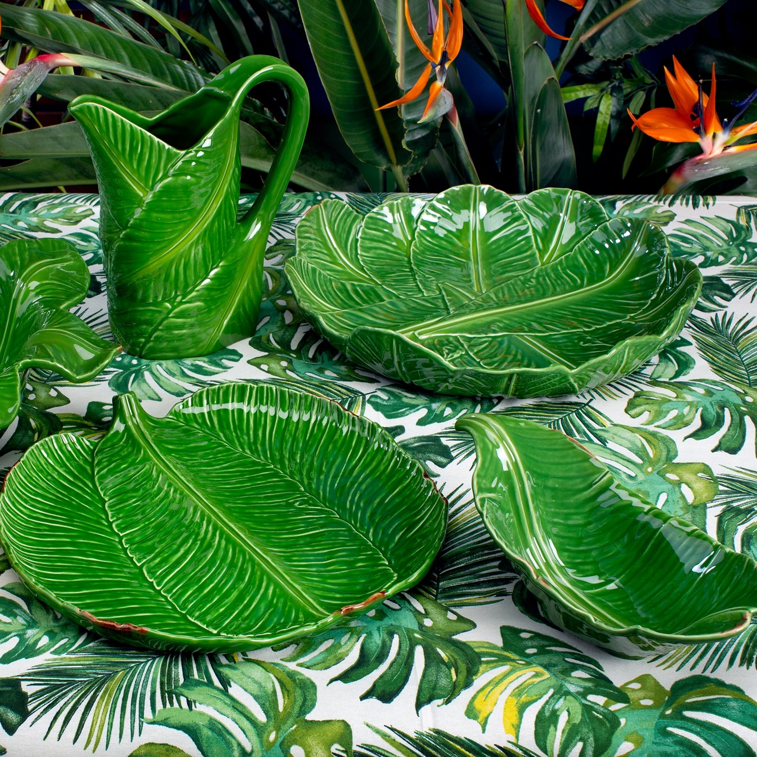 Platou pentru tarte, 35 cm, Madeira - BORDALLO PINHEIRO - Image 1