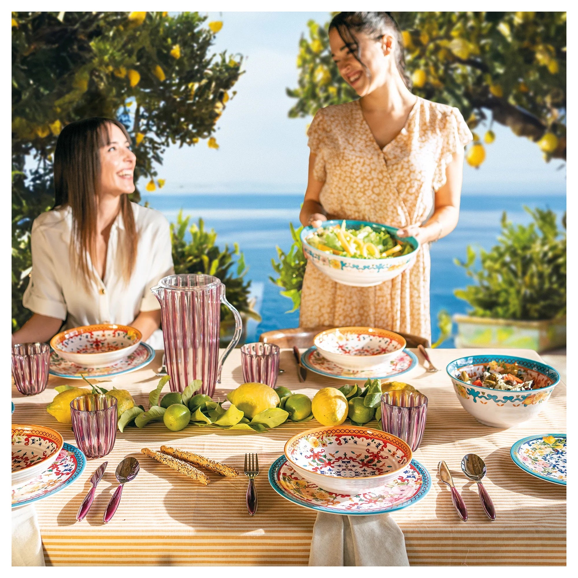 Farfurie pentru desert, 21.5 cm, Flower&Lemon - GUZZINI - Image 3