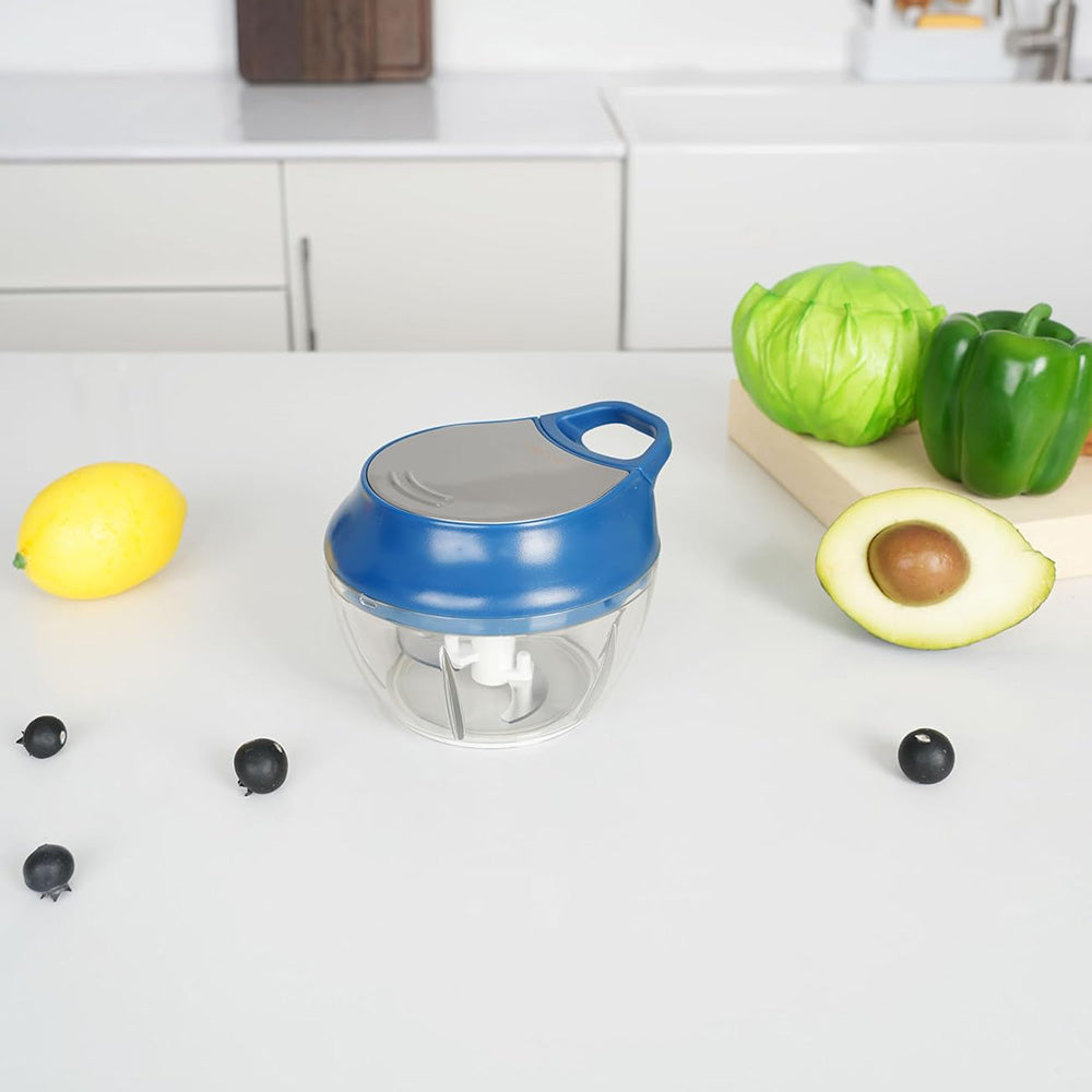 Mini chopper manual, 170 ml, albastru - MASTRAD - Image 3