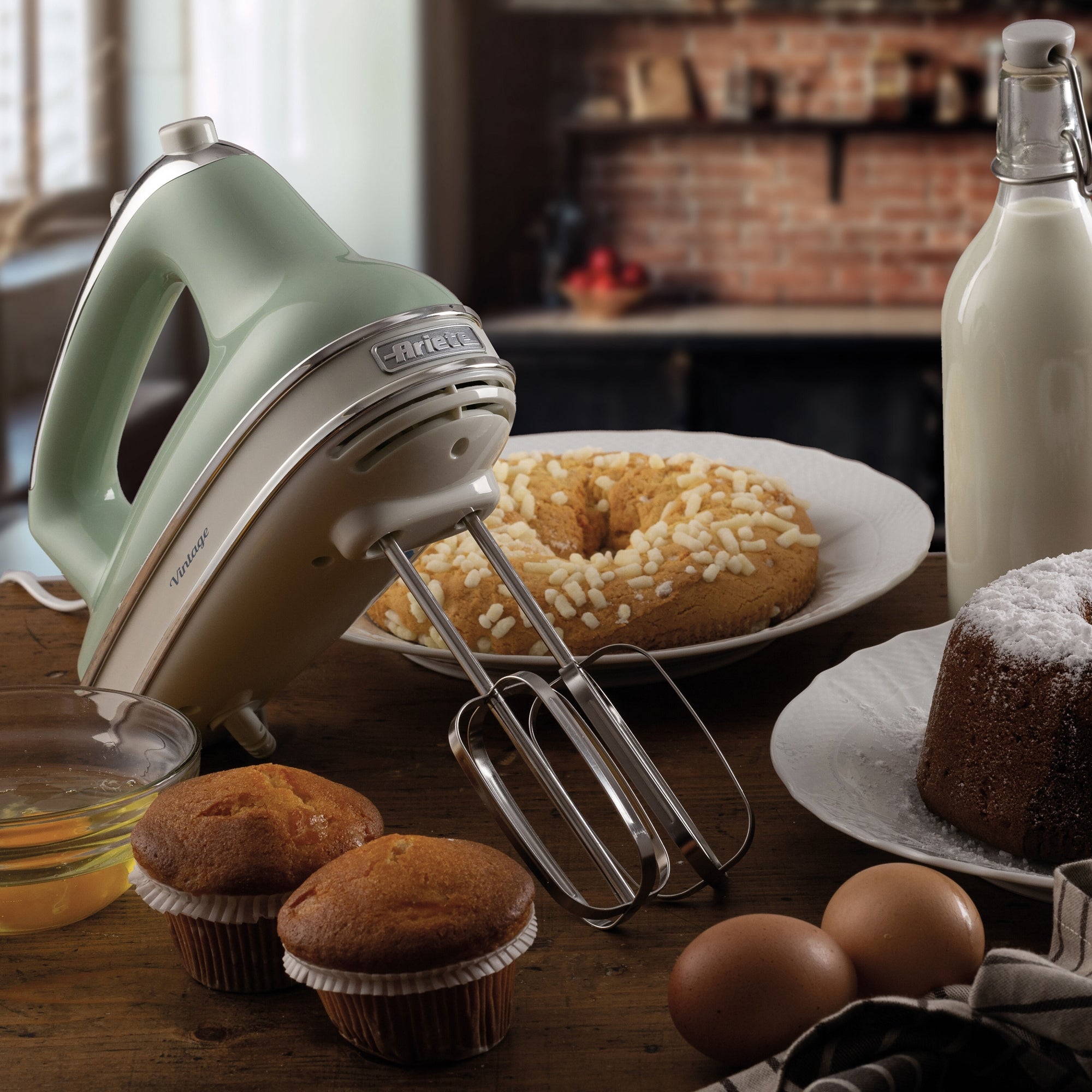 Mixer multifunctional, verde, Vintage - ARIETE - Image 1