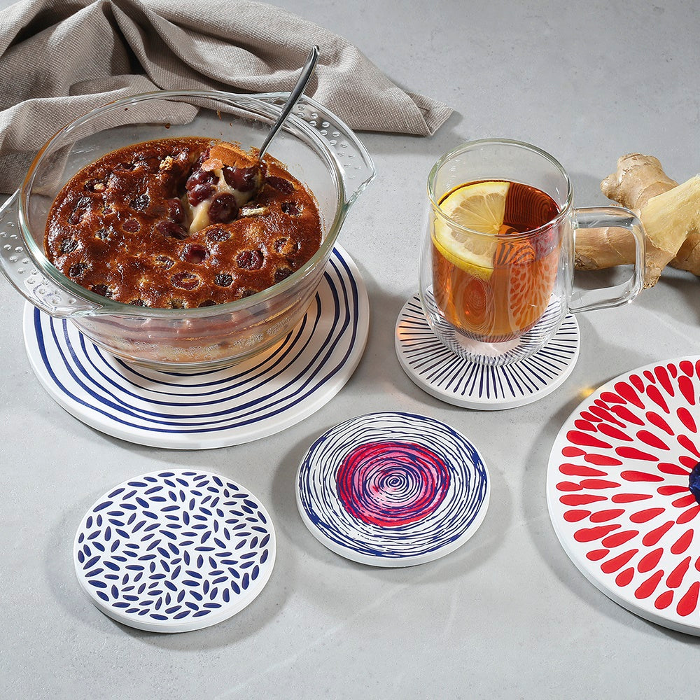 Suport rotund din ceramica, 11 cm, Nordic - ZASSENHAUS - Image 3