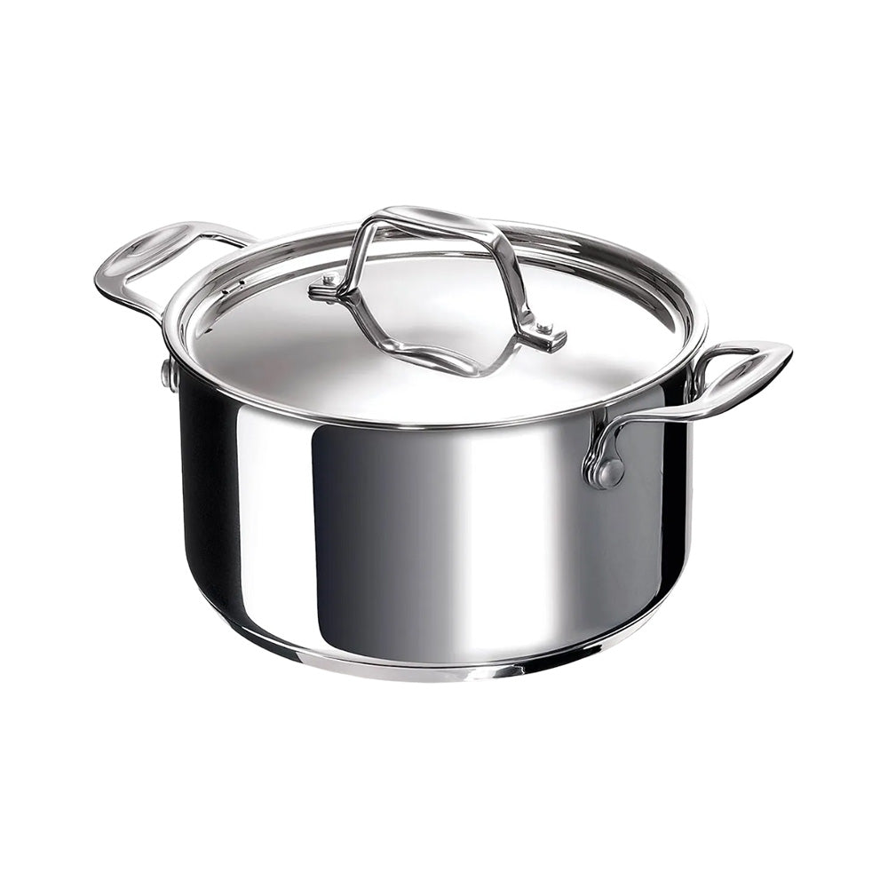 Oala cu capac, inox, 3.3 L, 20 cm, Chef - BEKA