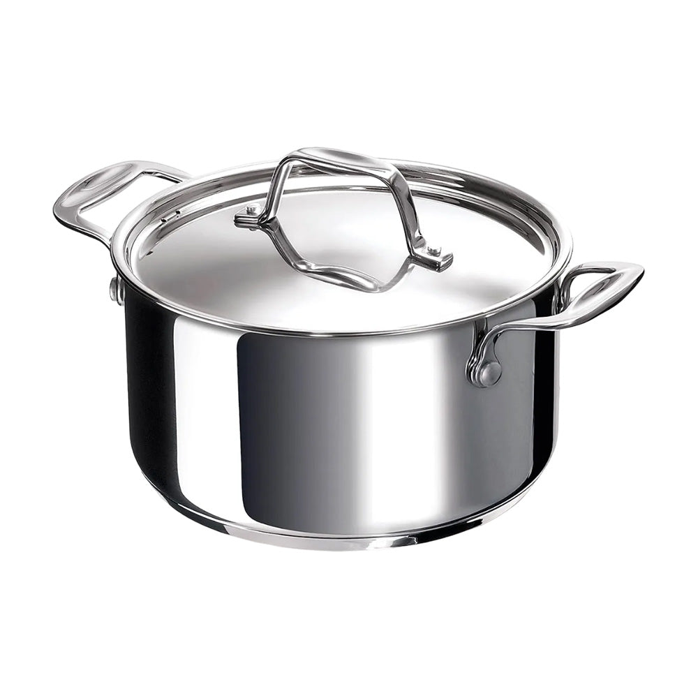 Oala cu capac, inox, 5 L, 24 cm, Chef - BEKA