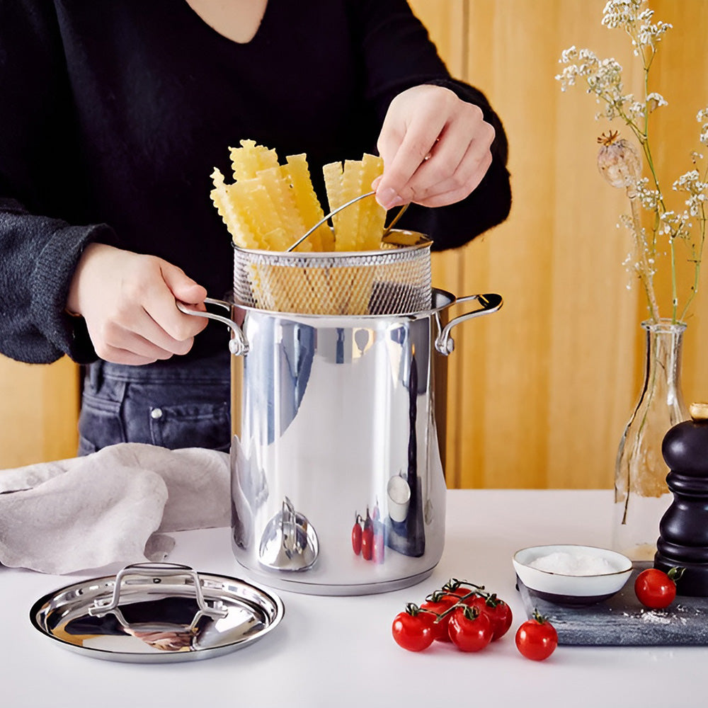 Oala pentru sparanghel cu strecuratoare, inox, 4 L, 16 cm, Chef - BEKA - Image 3