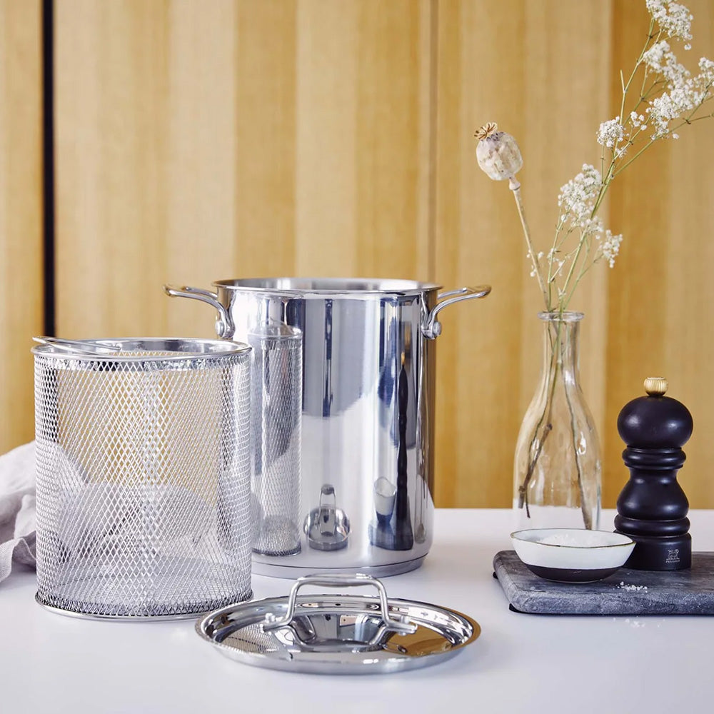 Oala pentru sparanghel cu strecuratoare, inox, 4 L, 16 cm, Chef - BEKA - Image 4