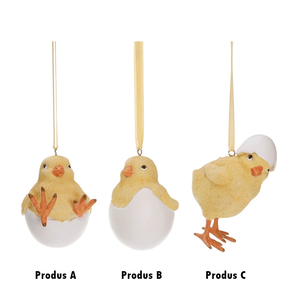 Ornament pui in coaja de ou, 9 cm - COOKSHOP SPECIALS