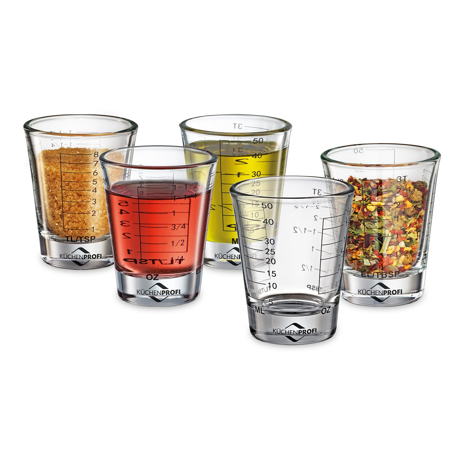 Pahar gradat pentru masurare, sticla, 50 ml - KUCHENPROFI