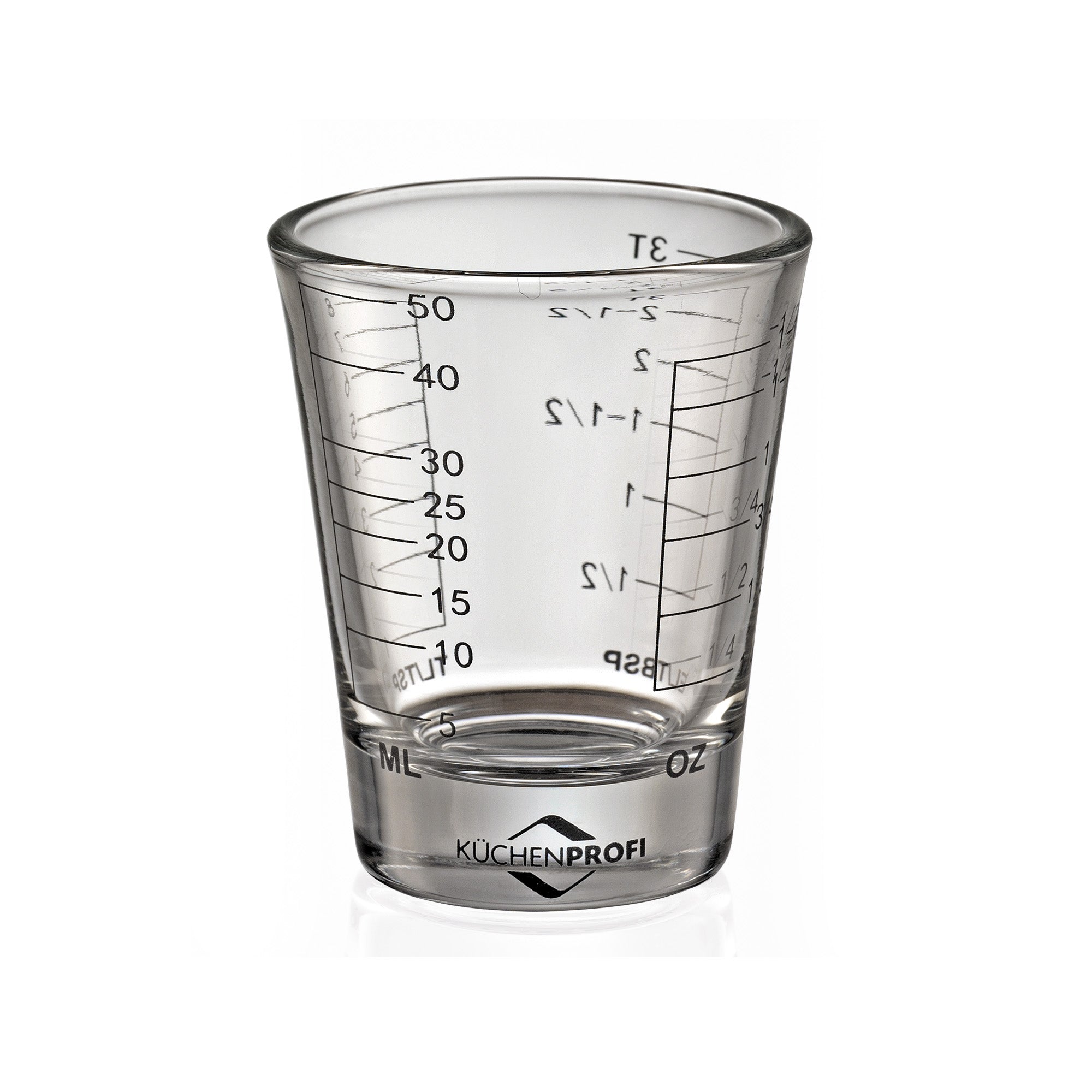 Pahar gradat pentru masurare, sticla, 50 ml - KUCHENPROFI