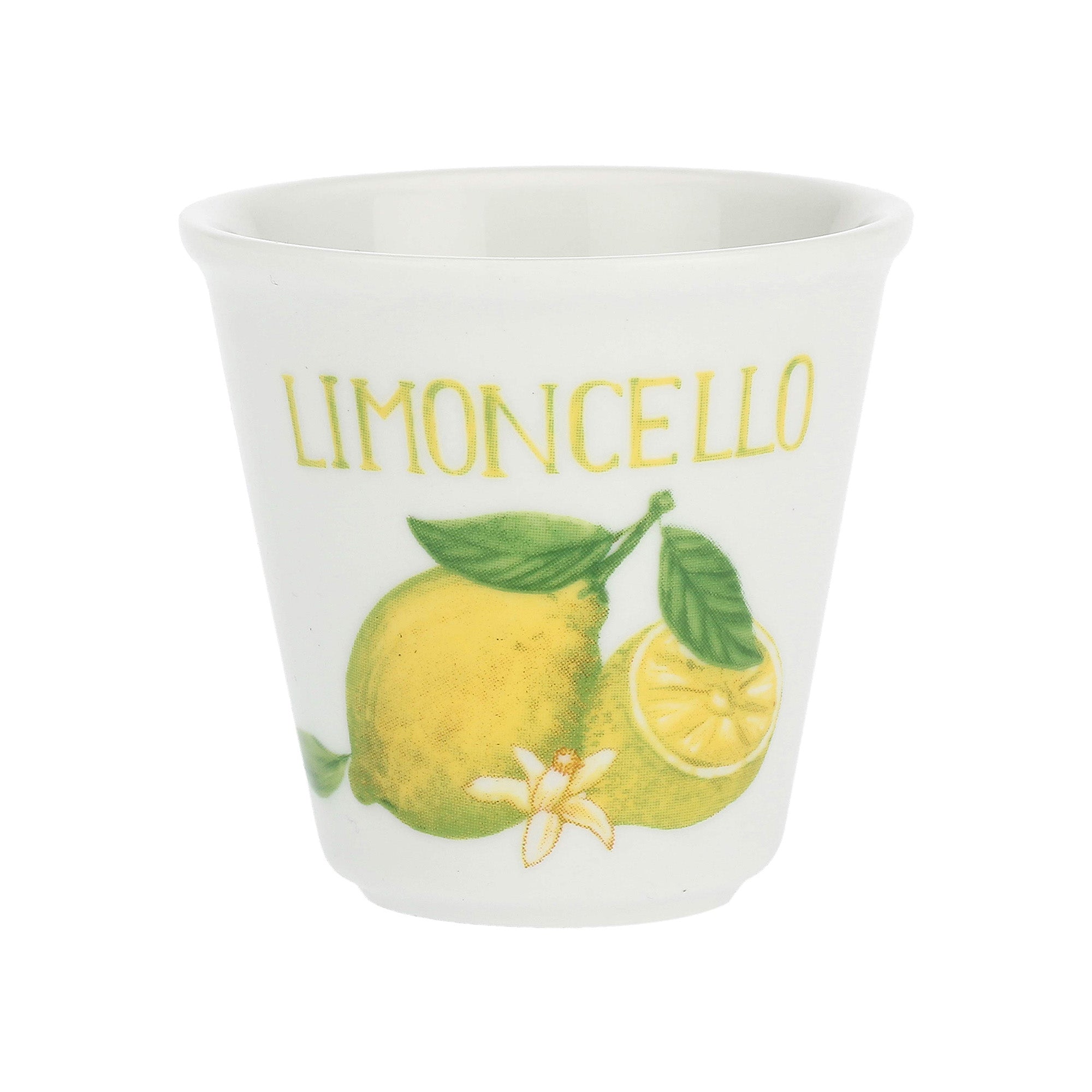 Pahar pentru shot Limoncello, 75 ml, Liquorelli - LA PORCELLANA BIANCA