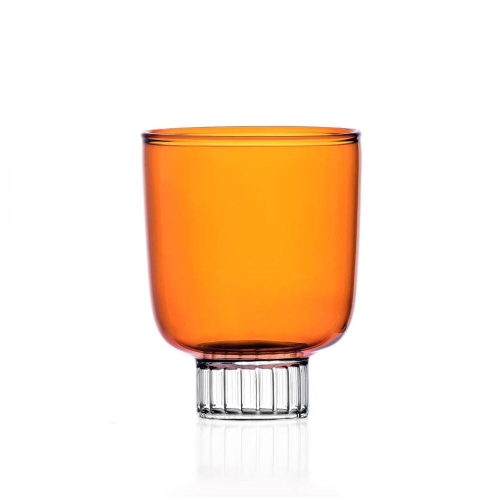 Pahar pentru vin, Amber, Liberta - designer Margherita Rui - ICHENDORF