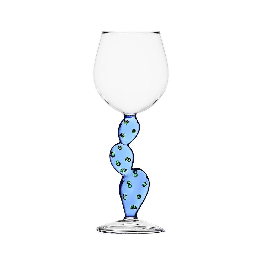 Pahar pentru vin, Cactus Light Blue, Desert Plants - designer Alessandra Baldereschi - ICHENDORF