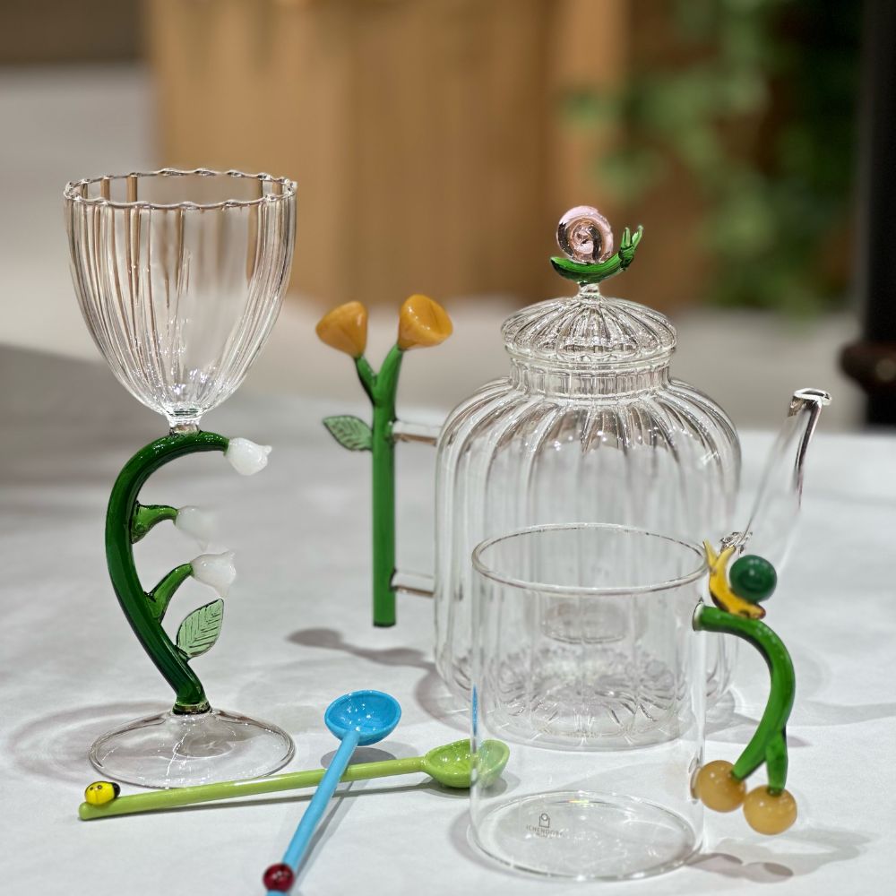 Pahar pentru vin, White Flower, Botanica - designer Alessandra Baldereschi - ICHENDORF - Image 1