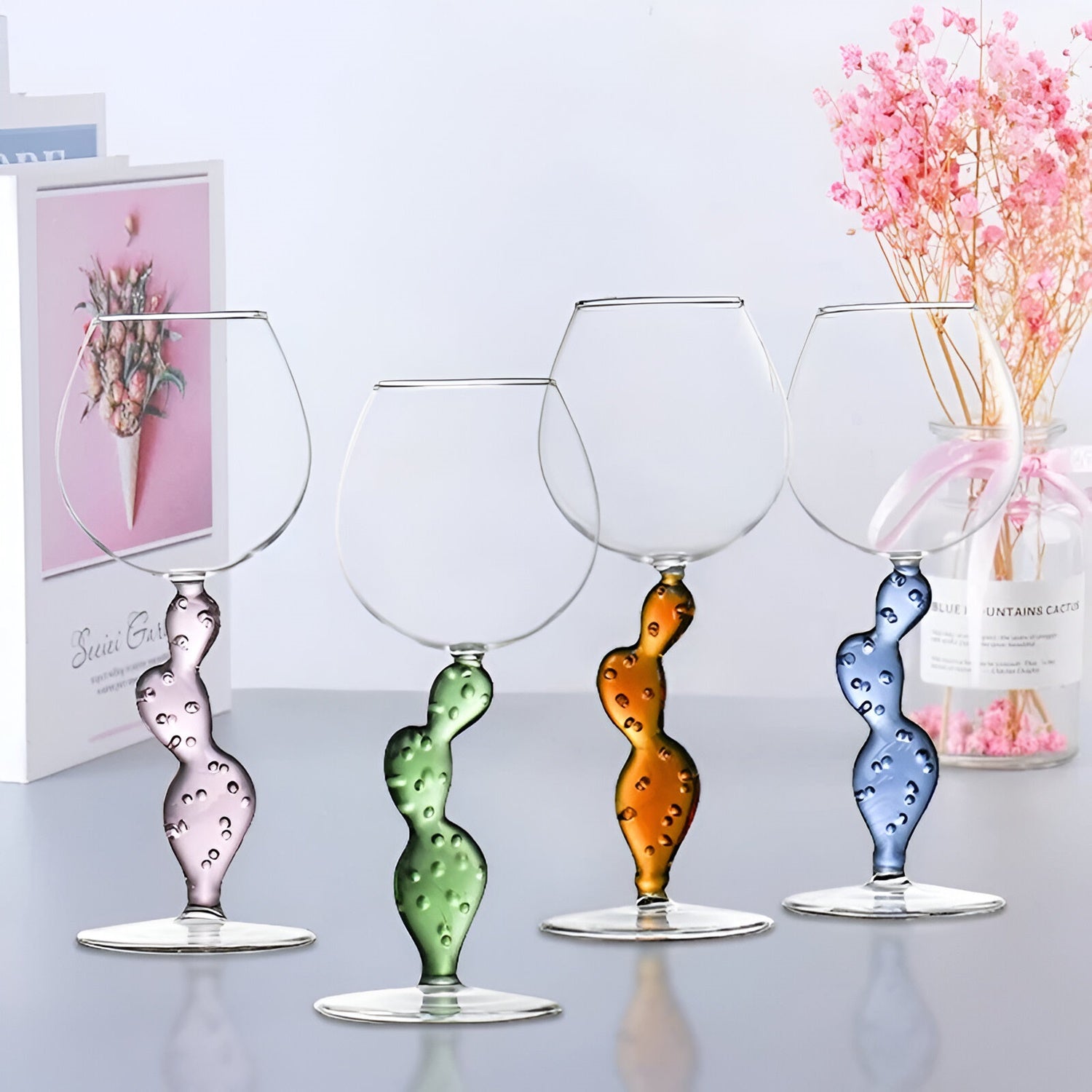 Pahar pentru vin, Cactus Amber, Desert Plants - designer Alessandra Baldereschi - ICHENDORF - Image 2