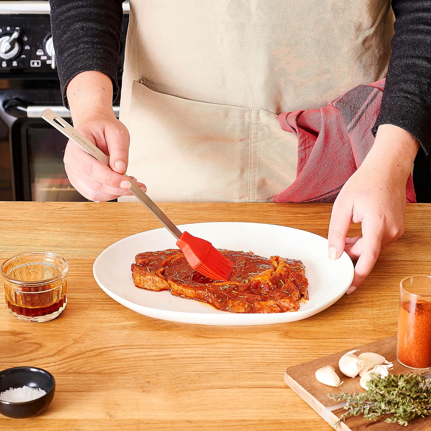 Pensula pentru patiserie, coral, 26 cm - MASTRAD