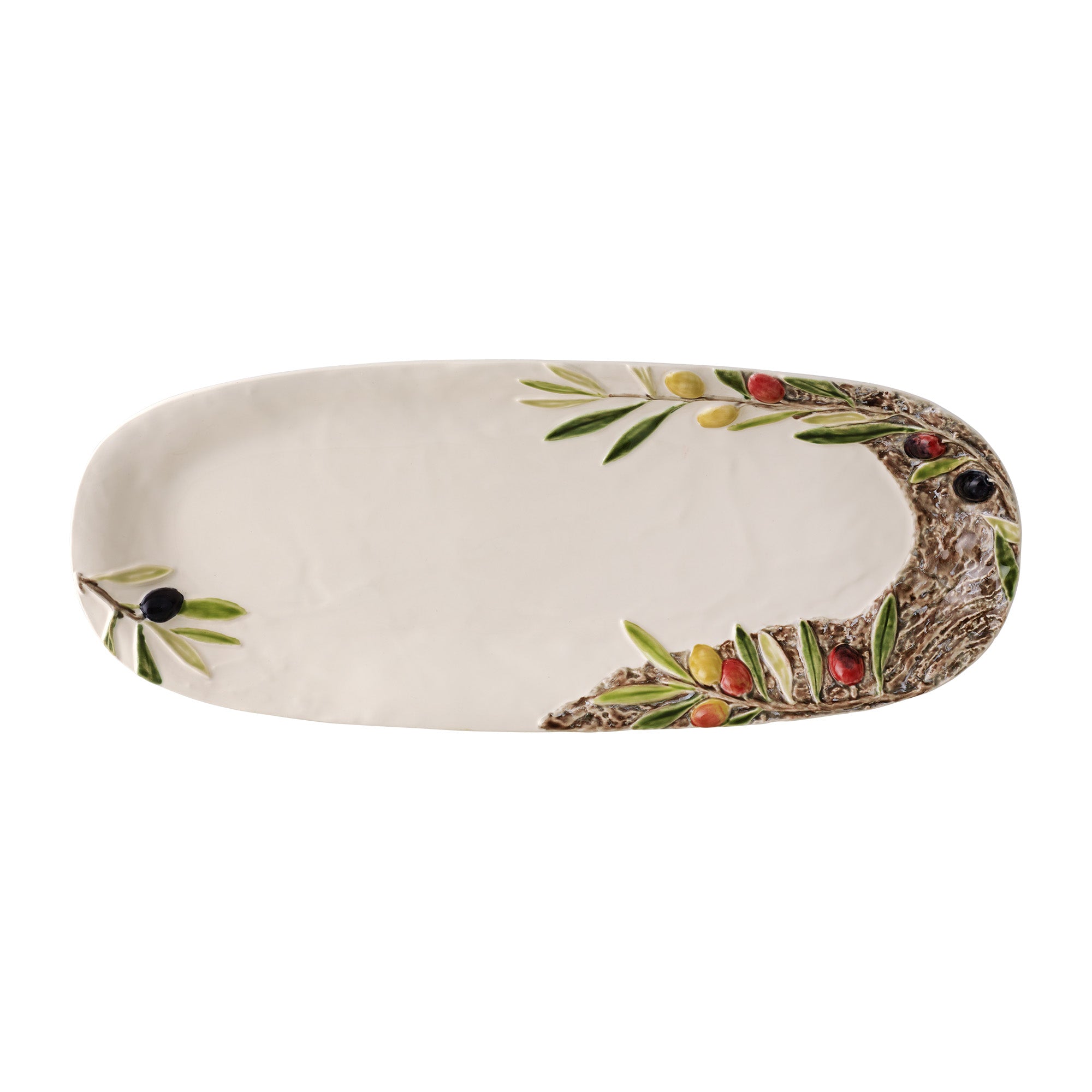 Platou ceramic, 40.5 x 16 cm, Olives - BORDALLO PINHEIRO - Image 2