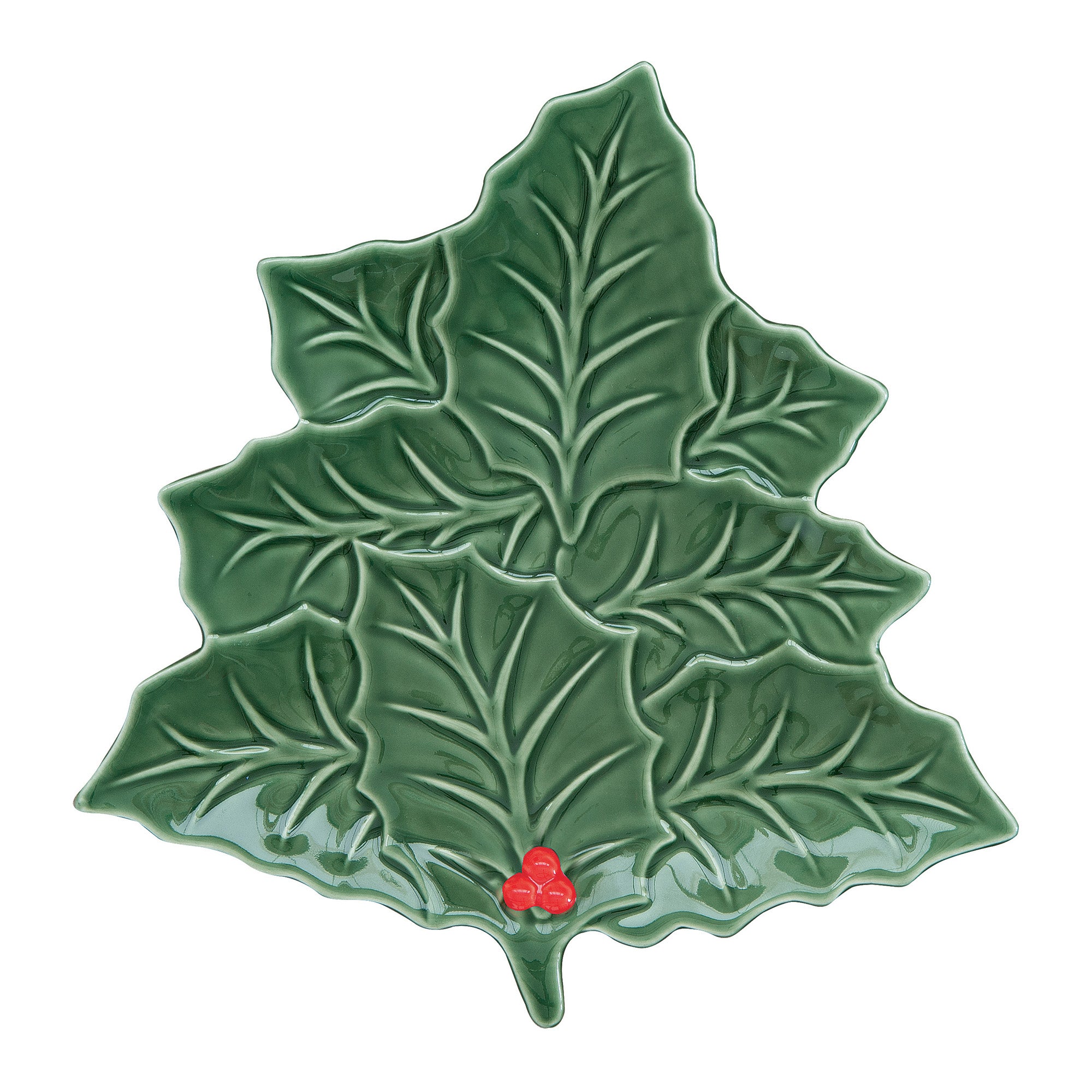 Platou din portelan, 22 x 22 cm, Holly & Berries - SIMONA'S SPECIALIST