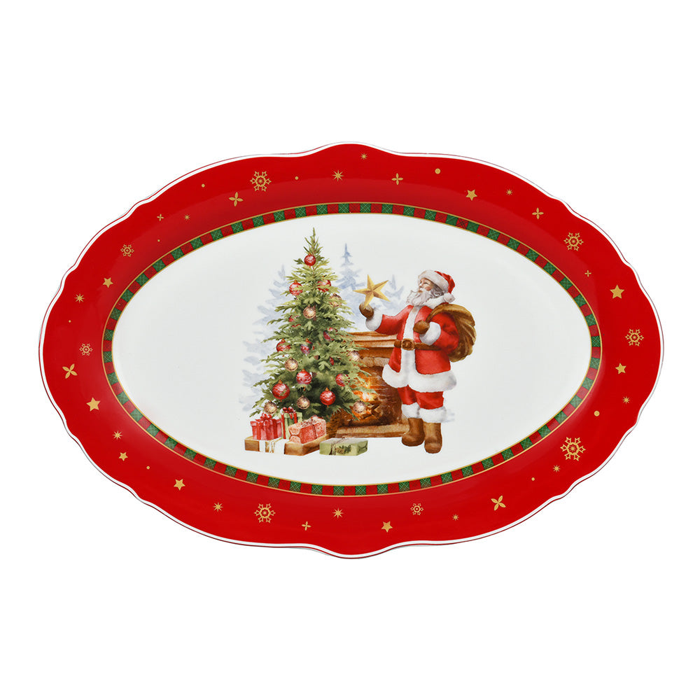 Platou din portelan, 35x23 cm, Santa - COOKSHOP SPECIALS