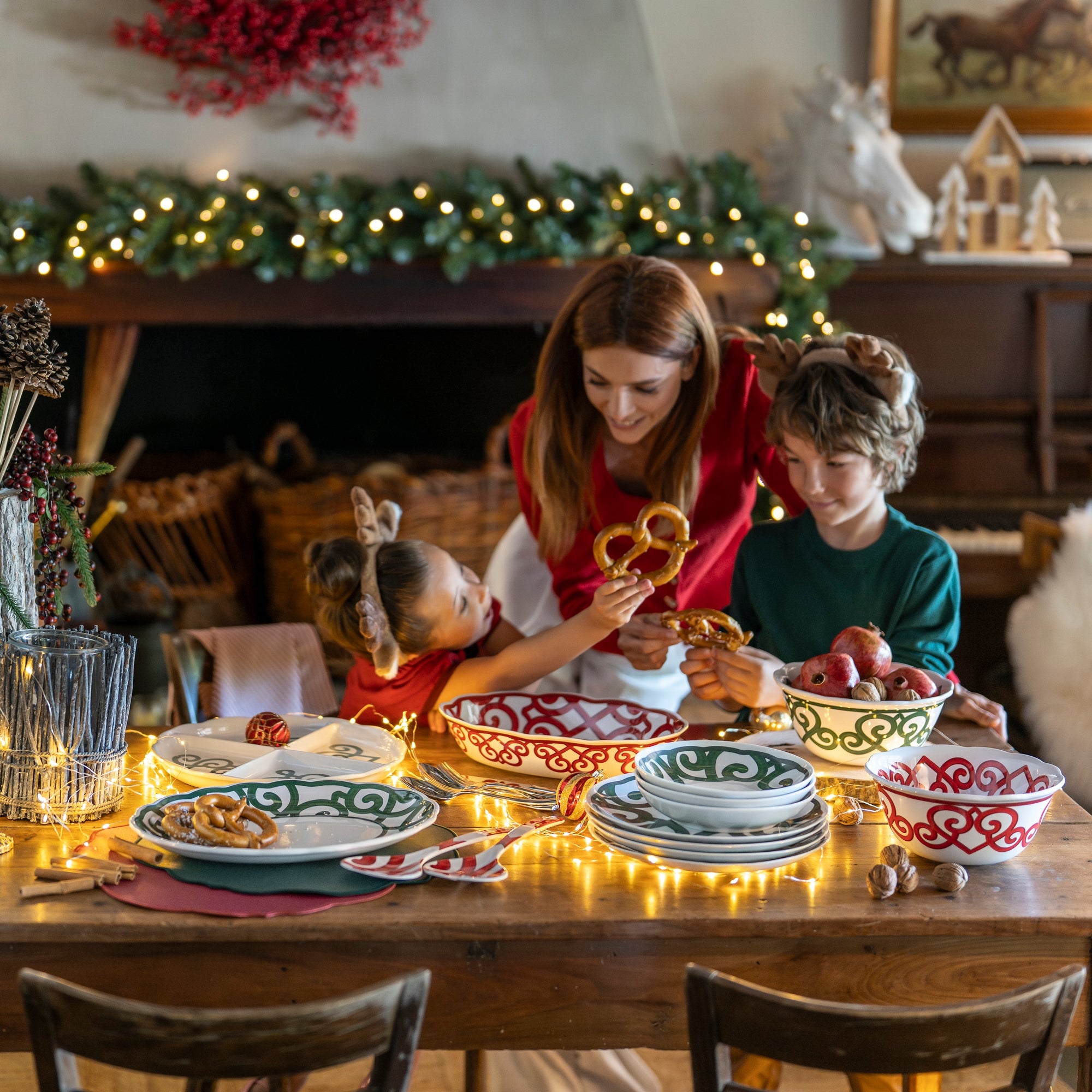 Platou oval, melamina, verde, 51x38 cm, Harmonia - GUZZINI