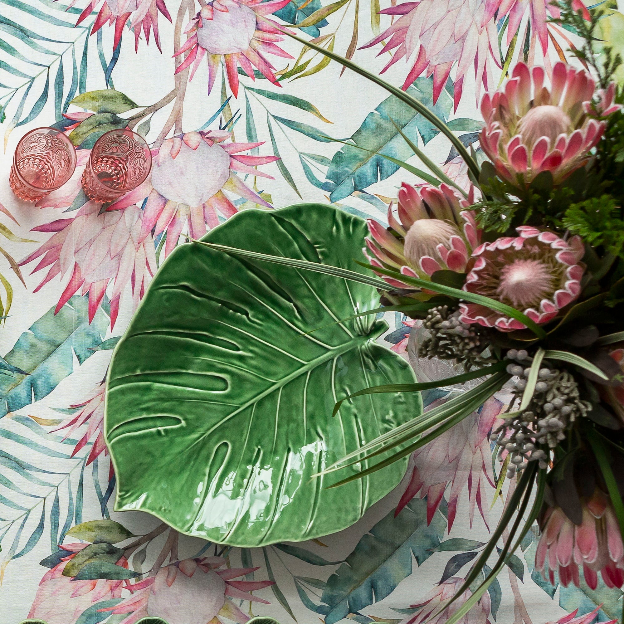 Platou pentru branzeturi, 43 cm, Folhas - BORDALLO PINHEIRO - Image 1