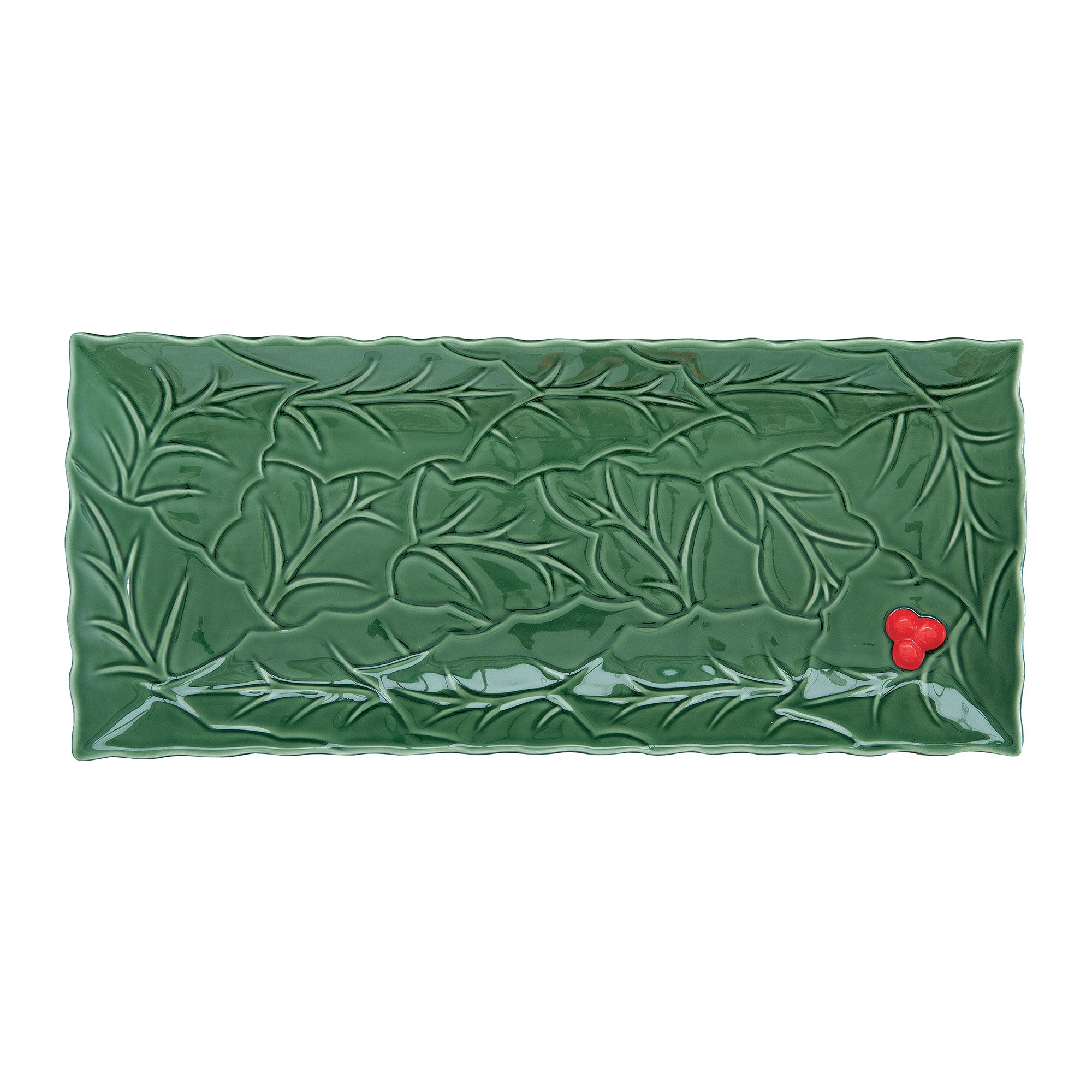 Platou servire, 37x16.5 cm, Holly & Berries - EASY LIFE