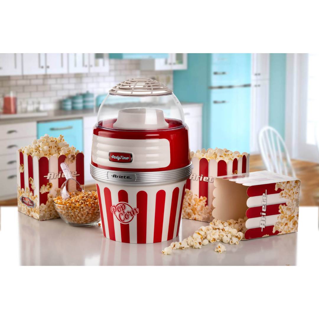 Aparat XL pentru popcorn, rosu, Party Time - ARIETE - Image 1