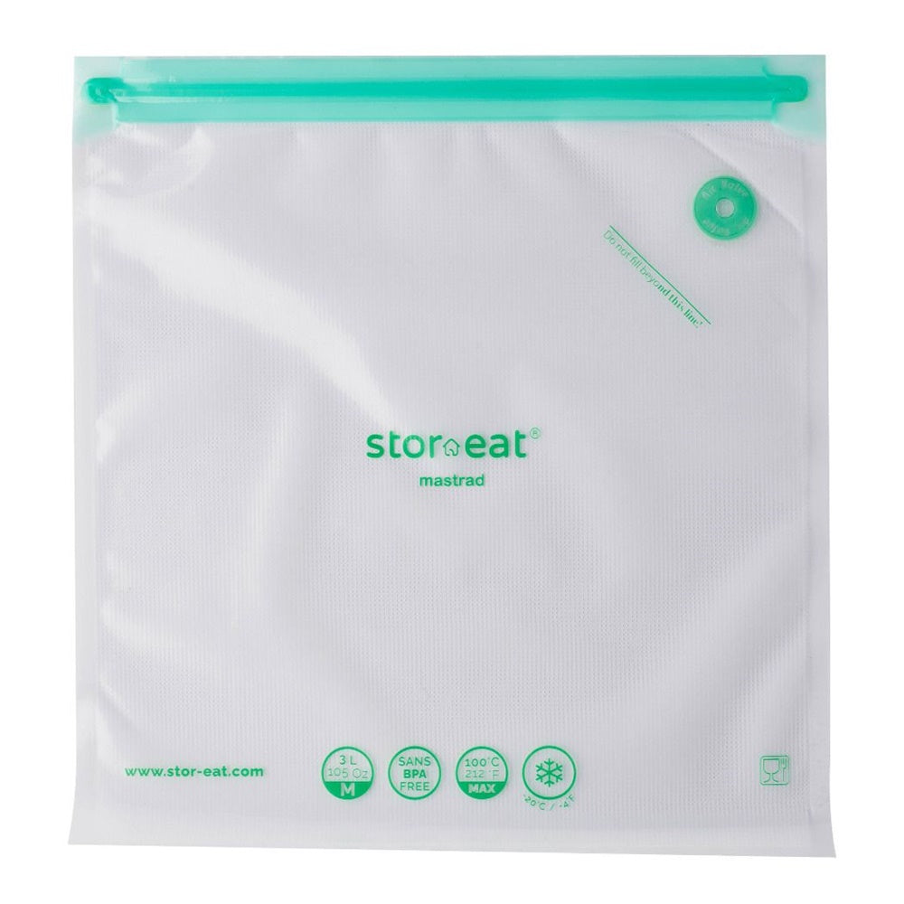 Pungi pentru vidarea alimentelor Stor'eat, set 10 buc, M - Mastrad