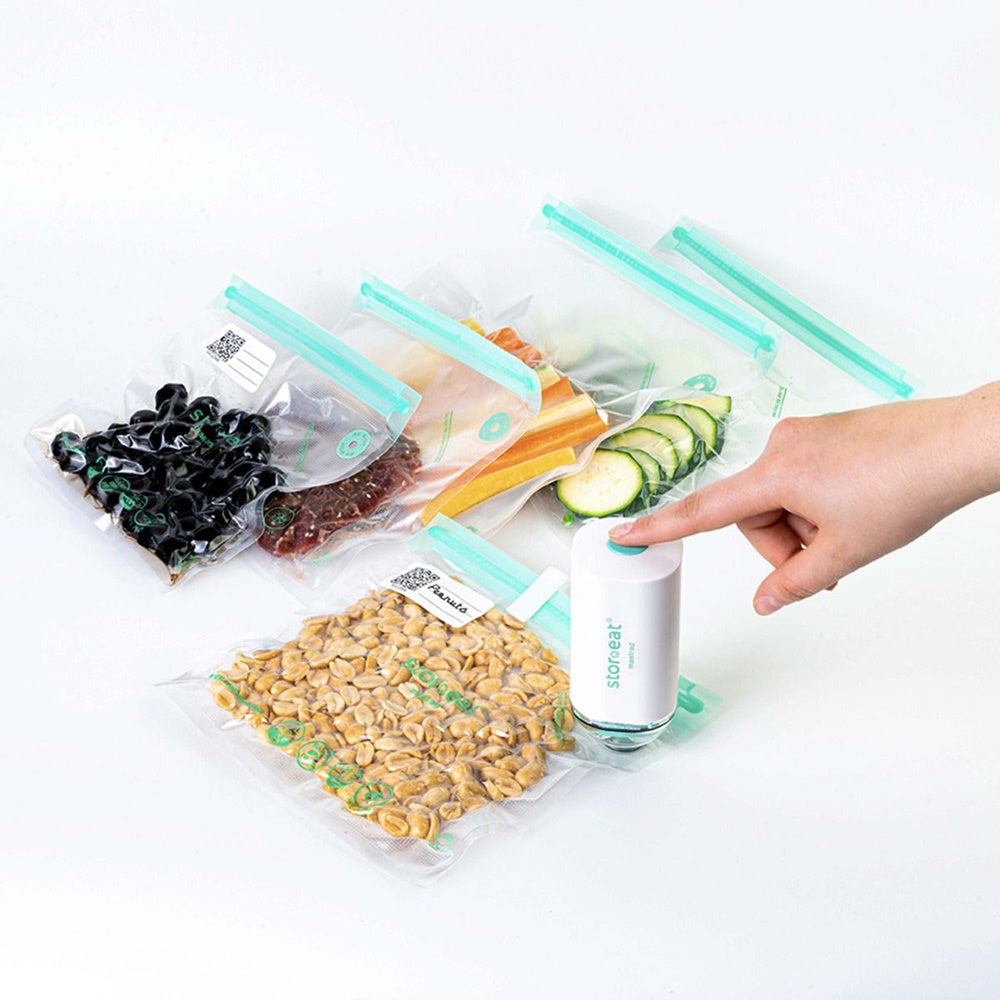 Pungi pentru vidarea alimentelor Stor'eat, set 10 buc, XXL - Mastrad - Image 1