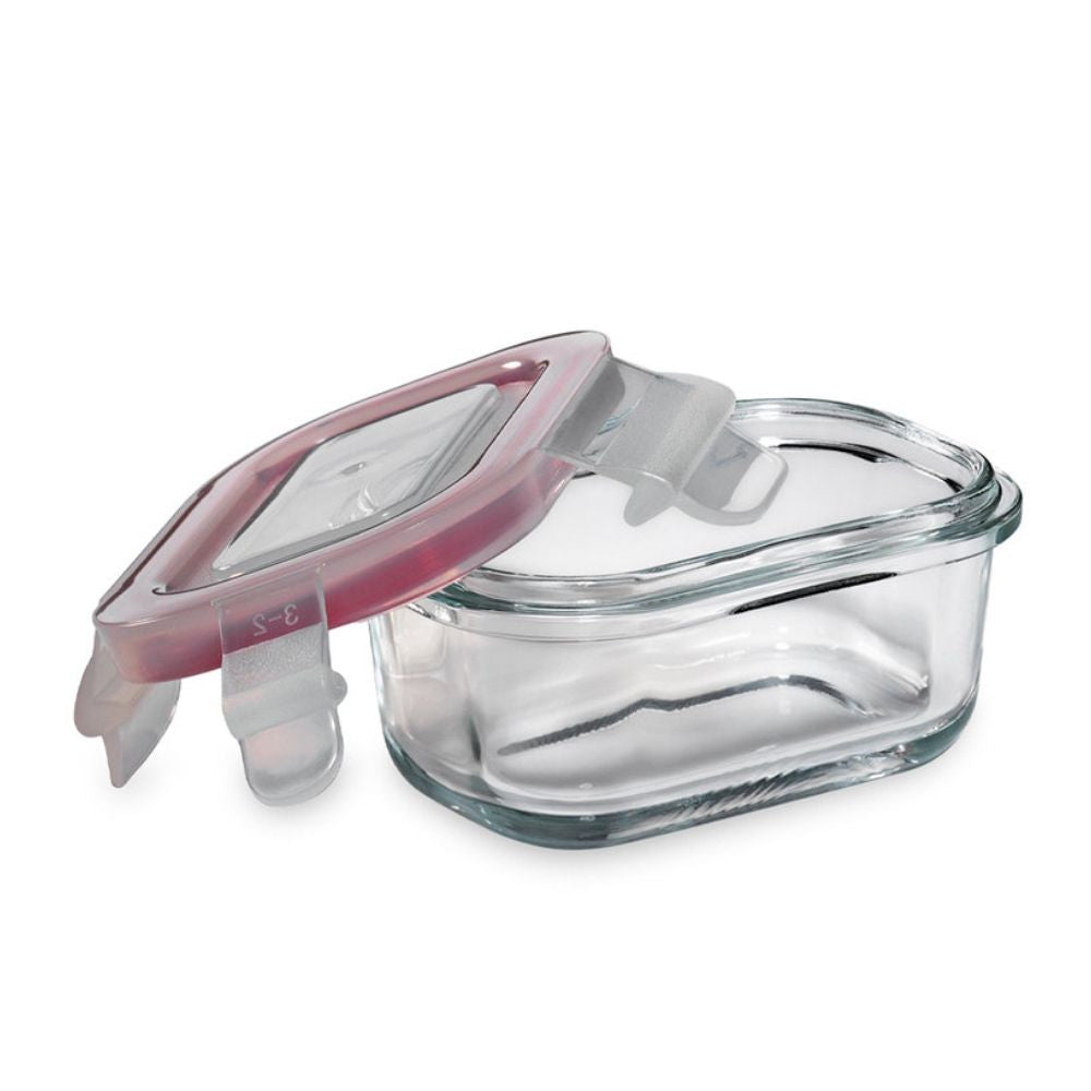 Recipient ermetic din sticla cu capac, 120 ml, Mini - KUCHENPROFI