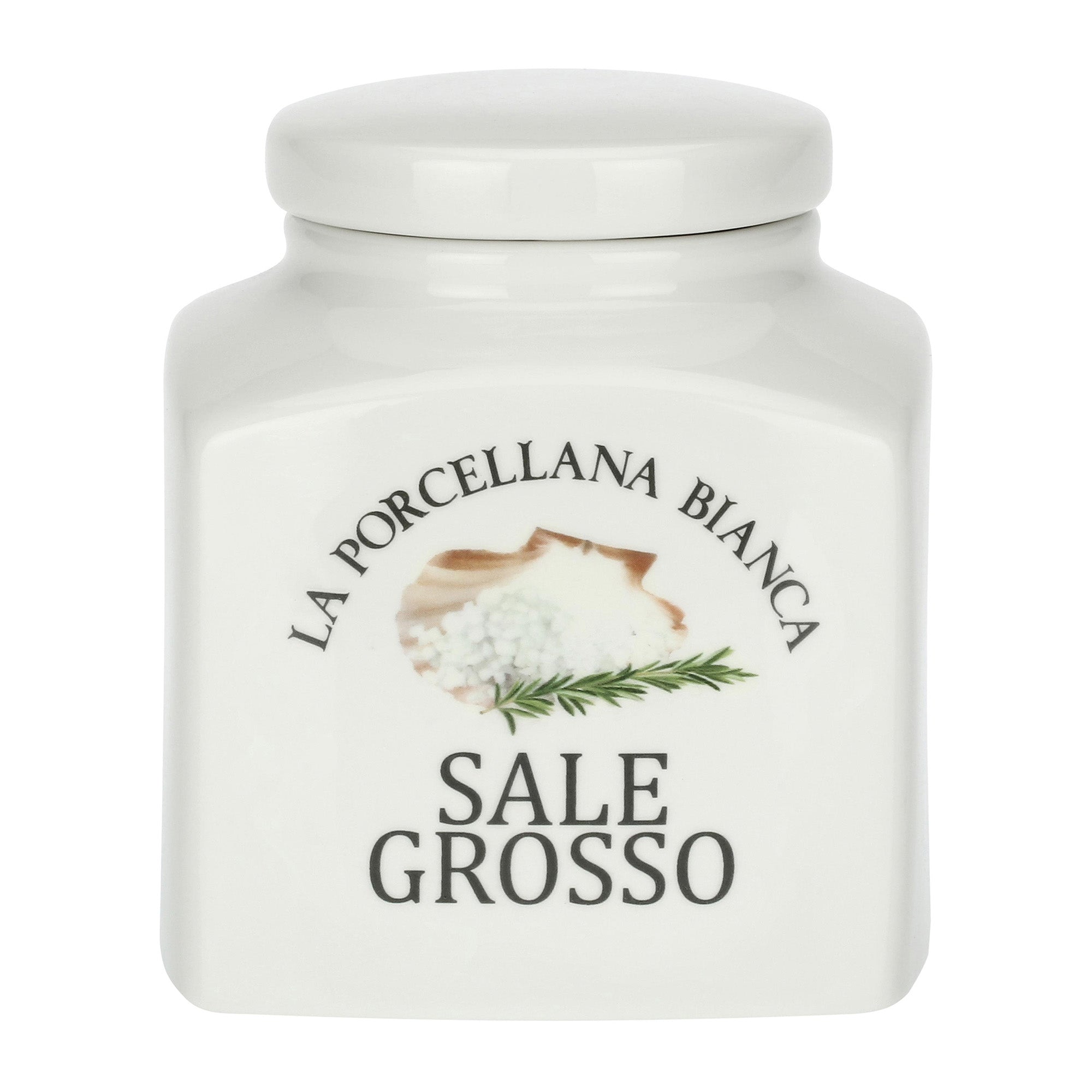 Recipient pentru sare grunjoasa, 1.1 L - LA PORCELLANA BIANCA
