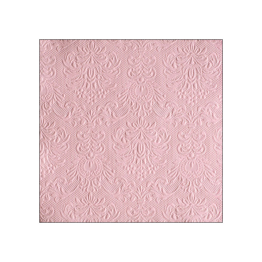 Servetele de masa, 15 buc, 33x33 cm, Elegance Pastel Rose - AMBIENTE