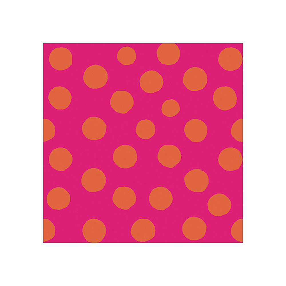 Servetele de masa, 20 buc, 33x33 cm, Polka Dots Orange/Pink - AMBIENTE