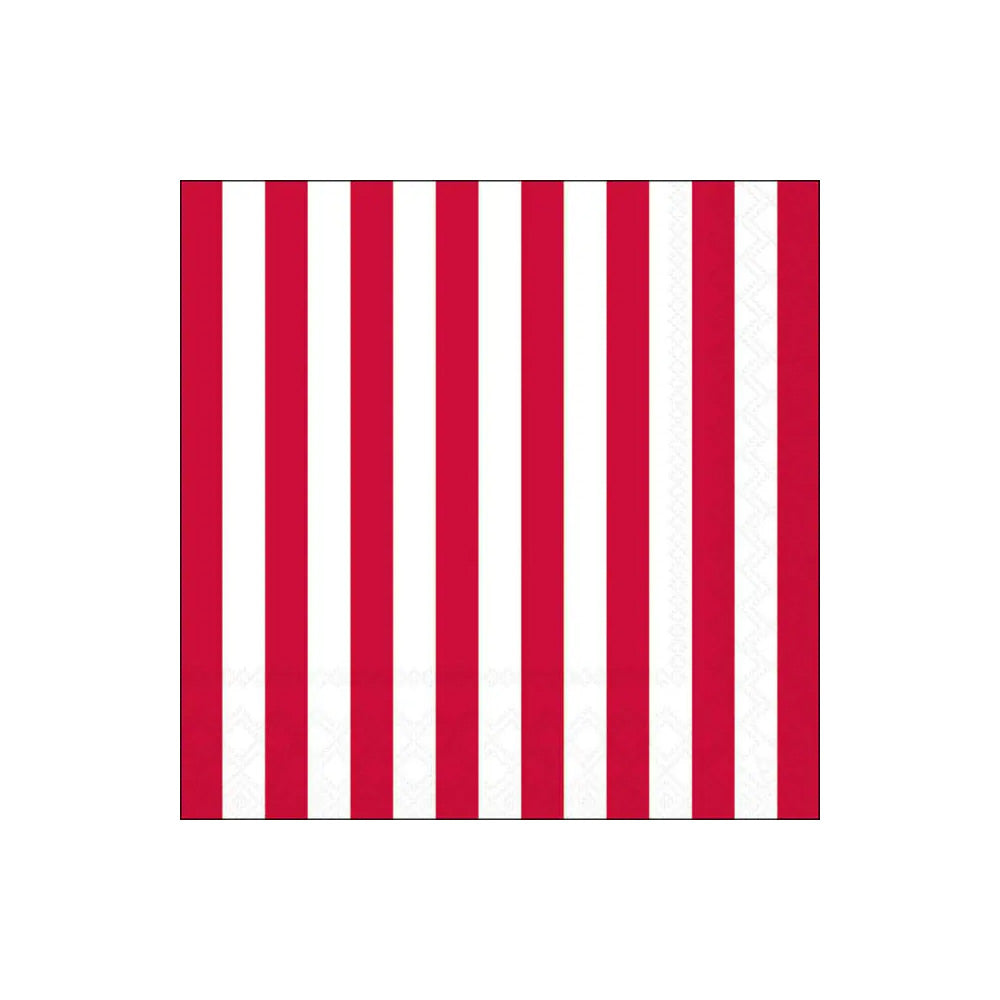 Servetele de masa, 20 buc, 33x33 cm, Stripes Red - AMBIENTE