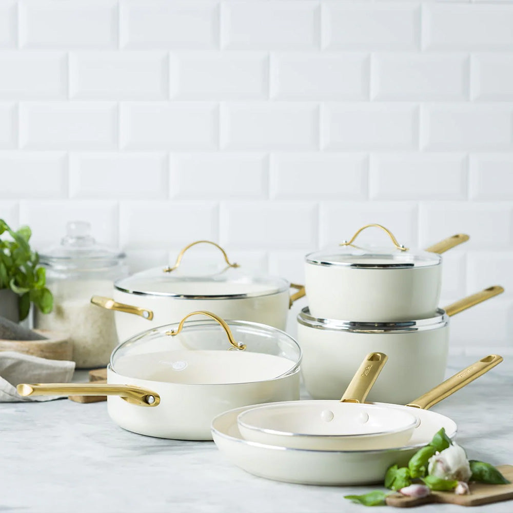 Set 10 piese pentru gatit, cream, Padova - GREENPAN - Image 1