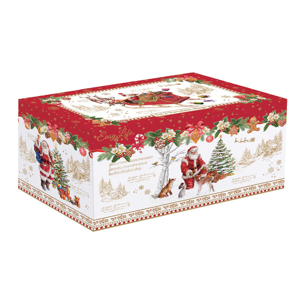 Set 2 cani din portelan, 340 ml, Christmas Memories - COOKSHOP SPECIALS