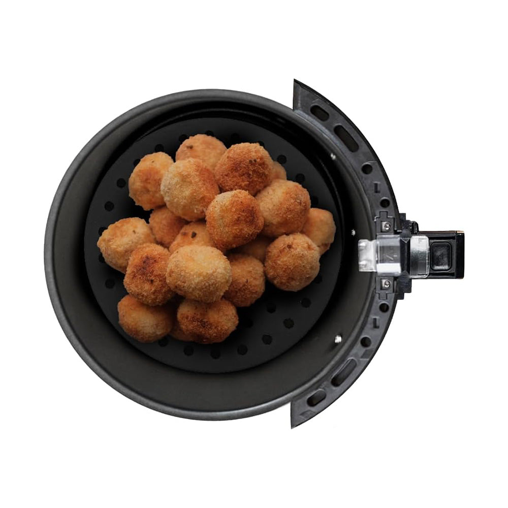 Set 2 covorase rotunde din silicon pentru friteuza - NERTHUS